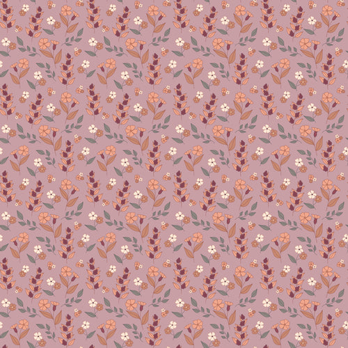 COMING SOON - Evening on the Prairie Autumn Floral Mauve by Modern Prairie