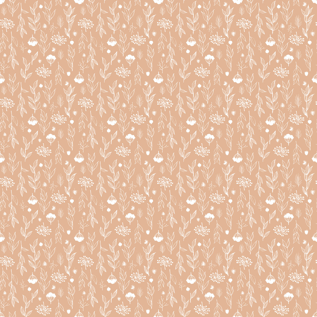 Evening on the Prairie Silhouette Floral Beige by Modern Prairie
