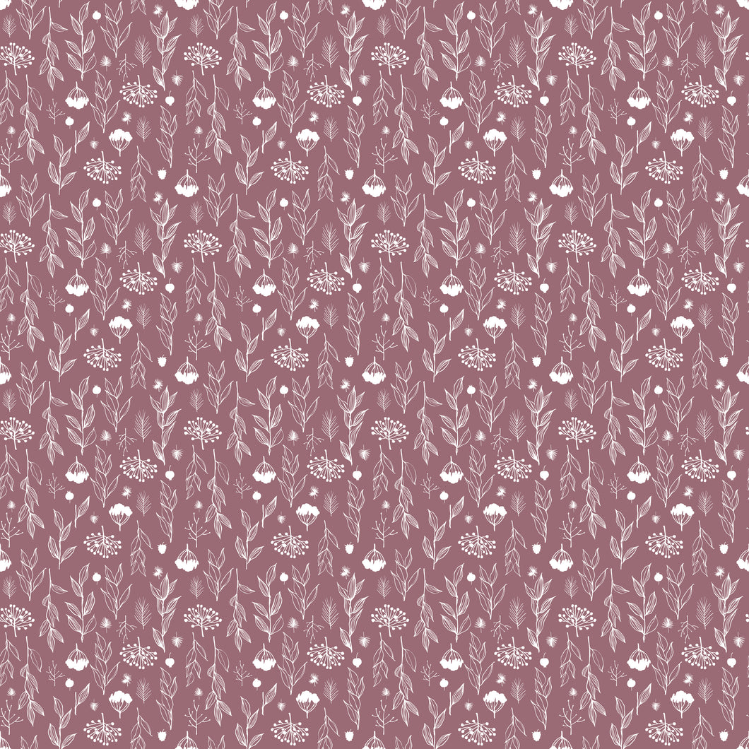 Evening on the Prairie Silhouette Floral Heather by Modern Prairie