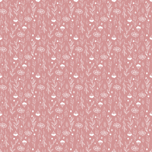 COMING SOON - Evening on the Prairie Silhouette Floral Pink by Modern Prairie