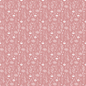 Evening on the Prairie Silhouette Floral Pink by Modern Prairie