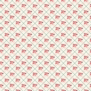COMING SOON - Love You Always Floral Plaid Cream by Sandy Gervais
