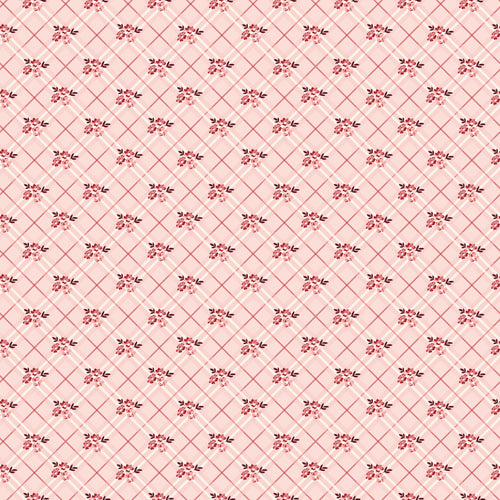COMING SOON - Love You Always Floral Plaid Pink by Sandy Gervais