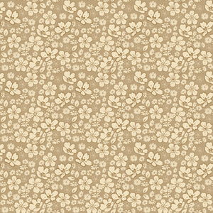 COMING SOON - Morning Latte Tonal Floral Camel by Sandy Gervais