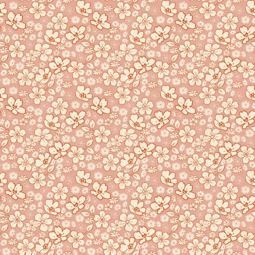 COMING SOON - Morning Latte Tonal Floral Pink by Sandy Gervais