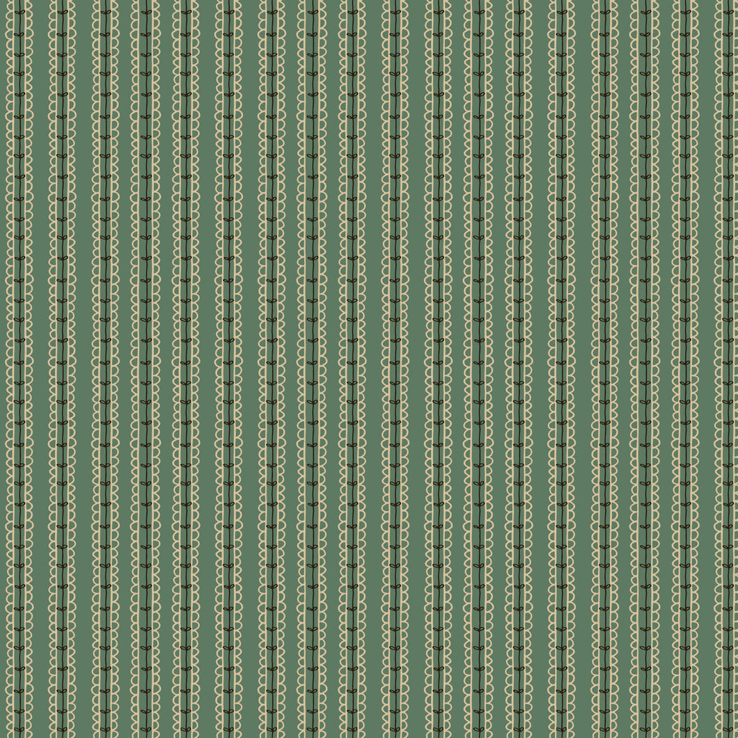 COMING SOON - Morning Latte Stripes Green by Sandy Gervais