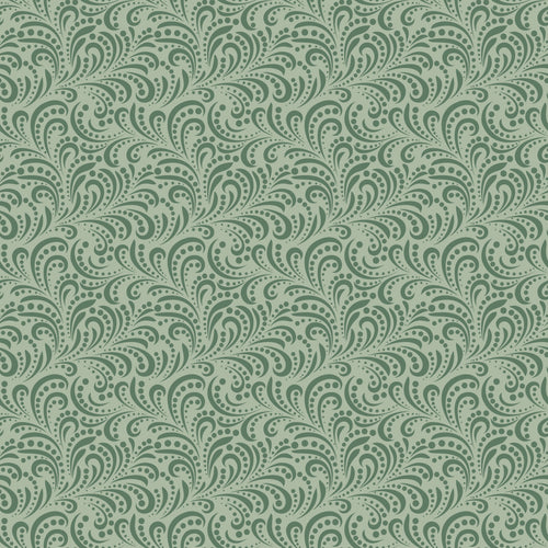 COMING SOON - Morning Latte Swirls Green by Sandy Gervais