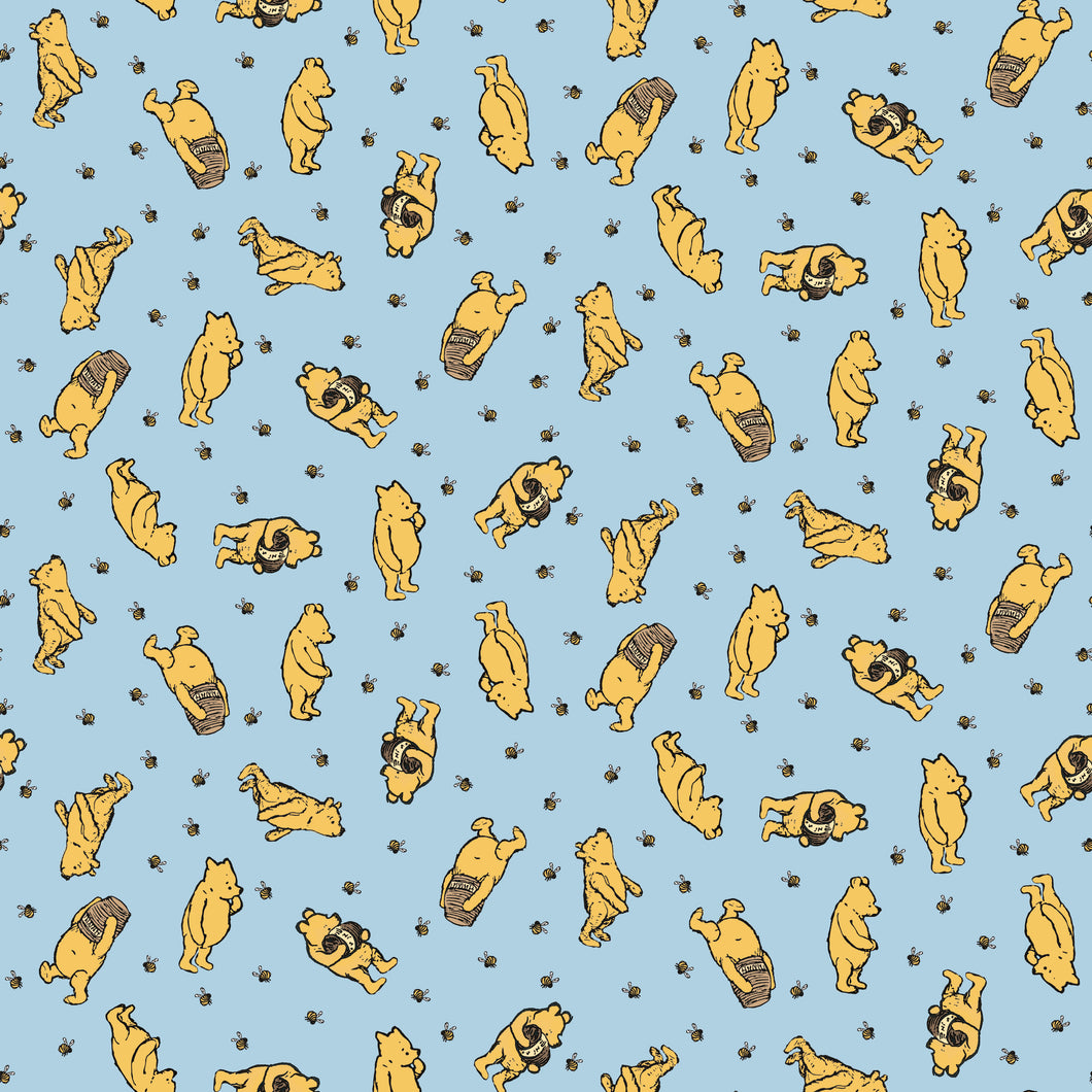 COMING SOON - Winnie the Pooh Toss Blue by Echo Park Paper Co.