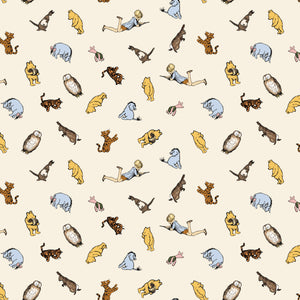 COMING SOON - Winnie the Pooh Characters Cream by Echo Park Paper Co.