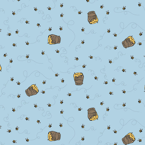 COMING SOON - Winnie the Pooh Bees Blue by Echo Park Paper Co.