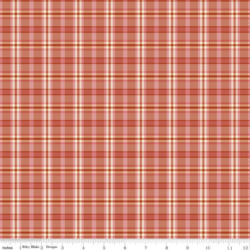 COMING SOON - A Spoonful of Sugar Plaid Poppins Apricot by Jennifer Long