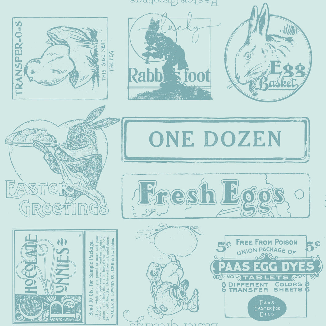 COMING SOON - Egg Hunt Easter Ads Aqua by J. Wecker Frisch