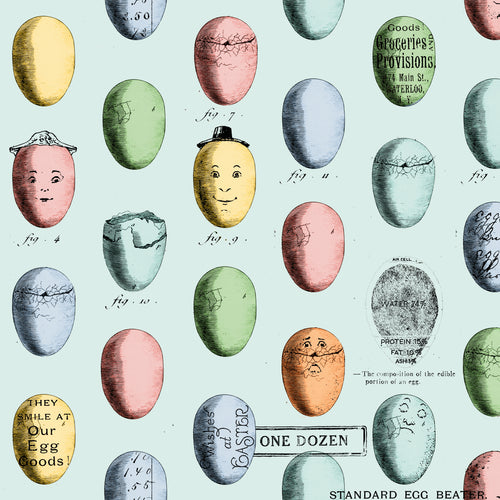 COMING SOON - Egg Hunt Egg Study Aqua by J. Wecker Frisch