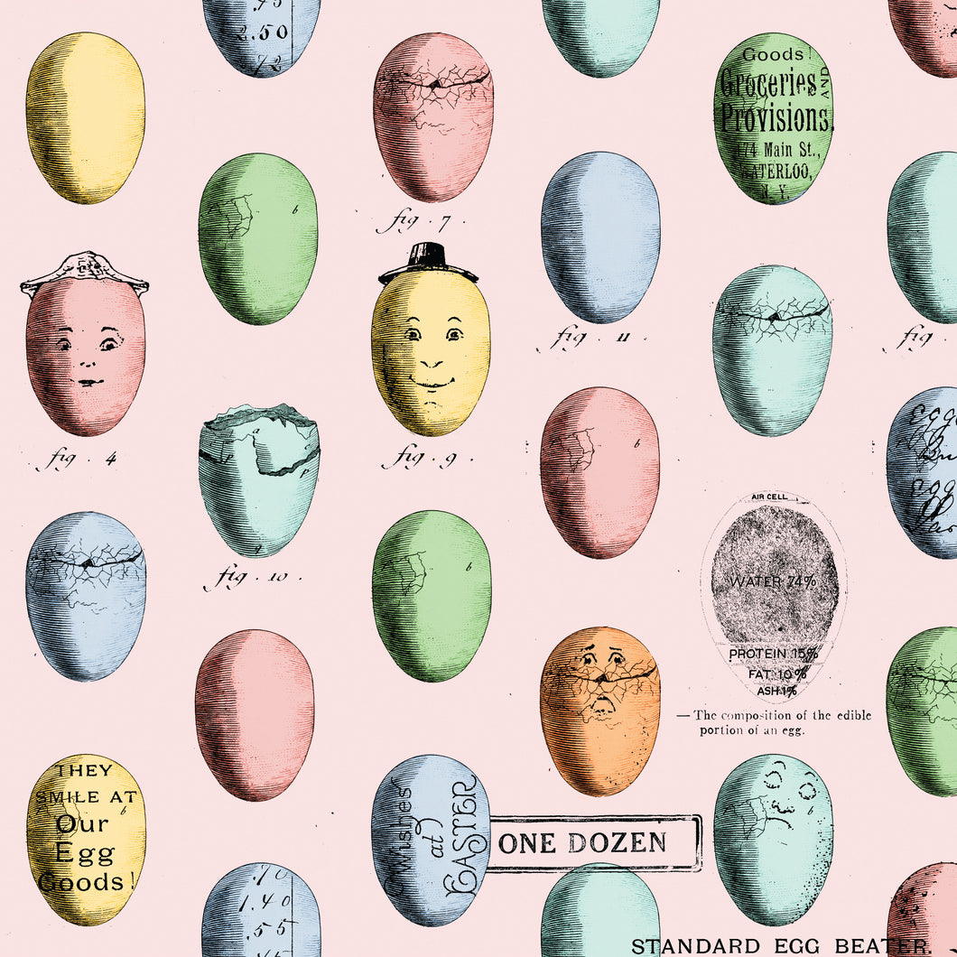 COMING SOON - Egg Hunt Egg Study Pink by J. Wecker Frisch