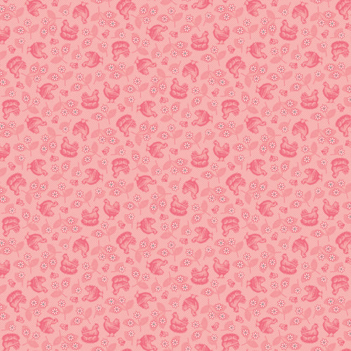 COMING SOON - Farmer's Daughter Hens & Chicks Coral by Lori Holt