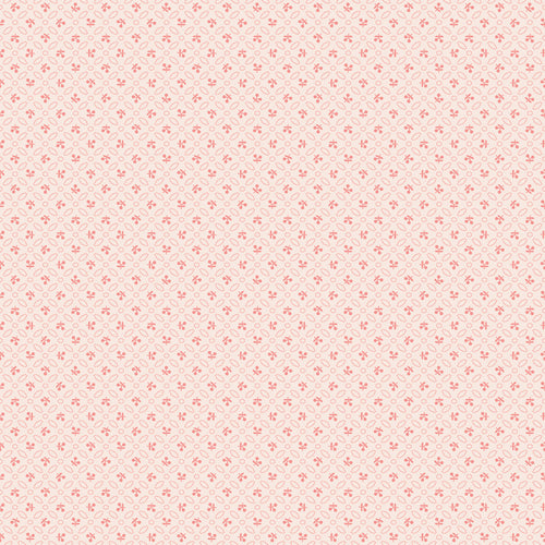 COMING SOON - Farmer's Daughter Cherries Background Coral by Lori Holt
