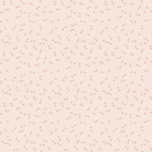 COMING SOON - Farmer's Daughter Chicken Tracks Background Tea Rose by Lori Holt