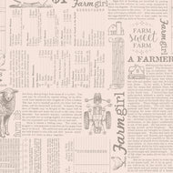 Farmer's Daughter Farm Life Background Rustic by Lori Holt