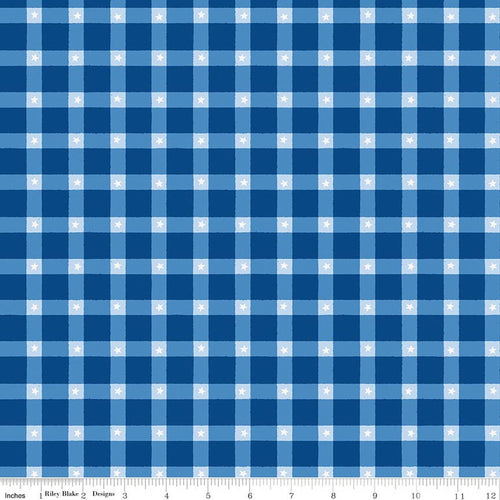 COMING SOON - Firecracker Plaid Blue by My Mind's Eye