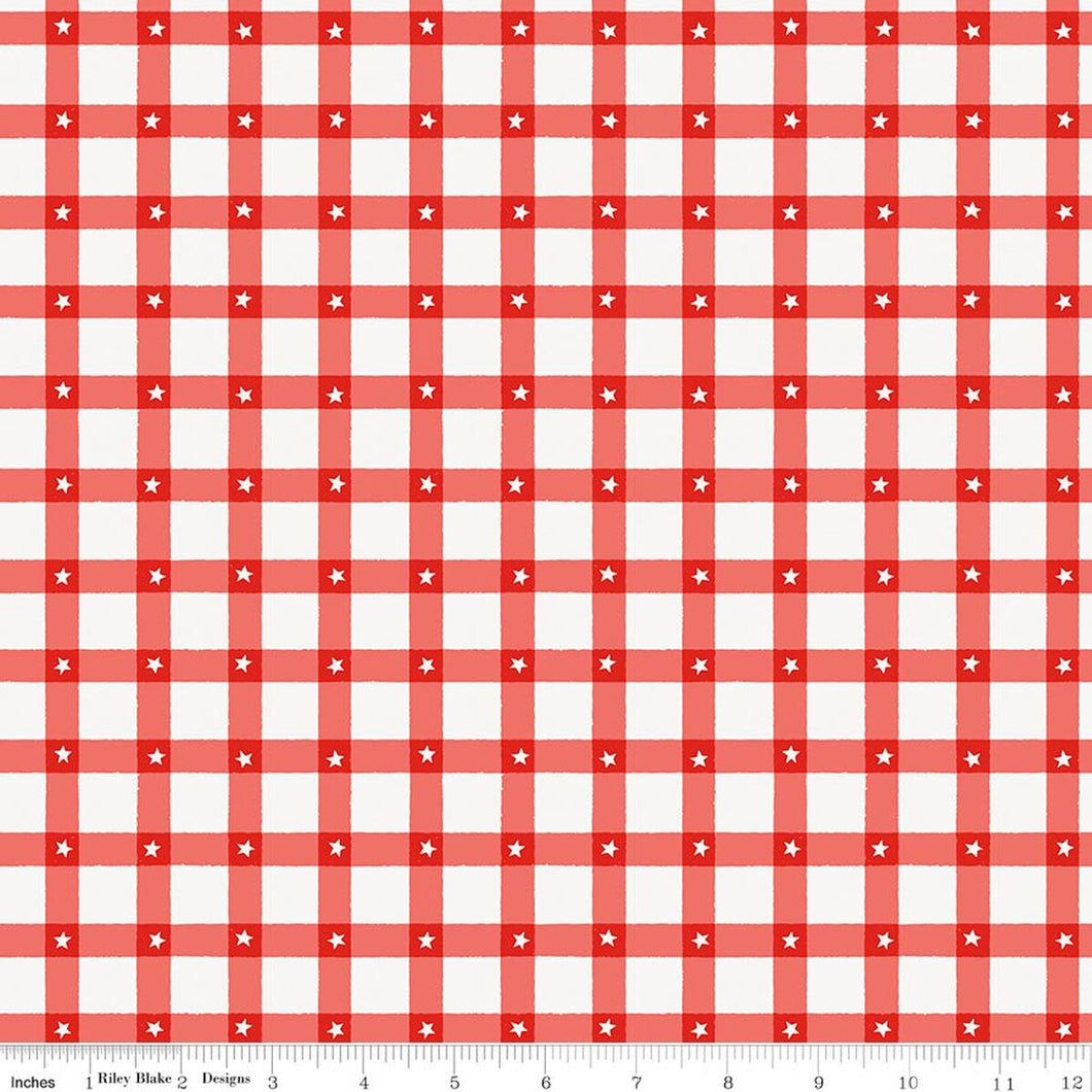 COMING SOON - Firecracker Plaid Red Hen by My Mind's Eye