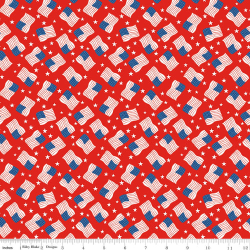 COMING SOON - Firecracker Flags Red Hen by My Mind's Eye