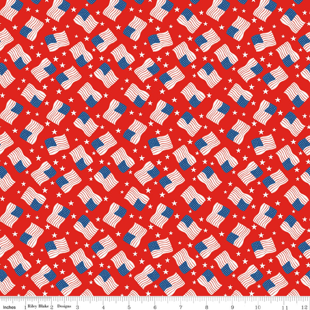 COMING SOON - Firecracker Flags Red Hen by My Mind's Eye