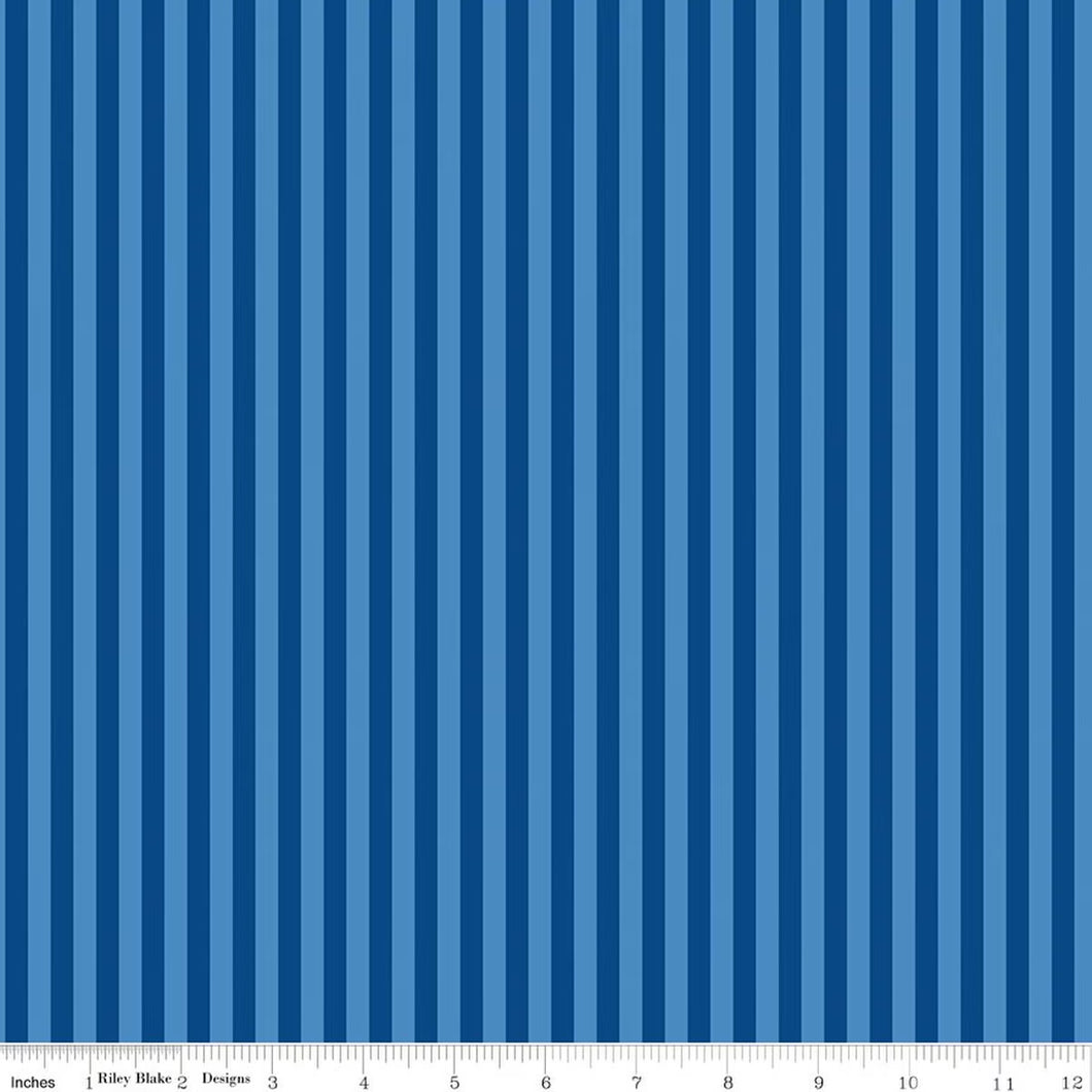 COMING SOON - Firecracker Stripes Blue by My Mind's Eye