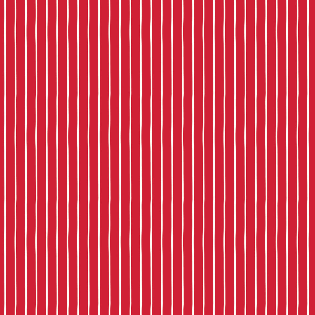 COMING SOON - Radiant Ruby Stripe Schoolhouse by Dani Mogstad