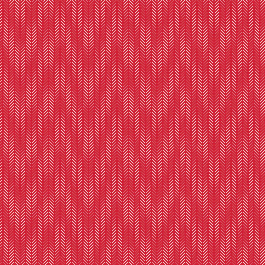 COMING SOON - Radiant Ruby Herringbone Schoolhouse by Dani Mogstad