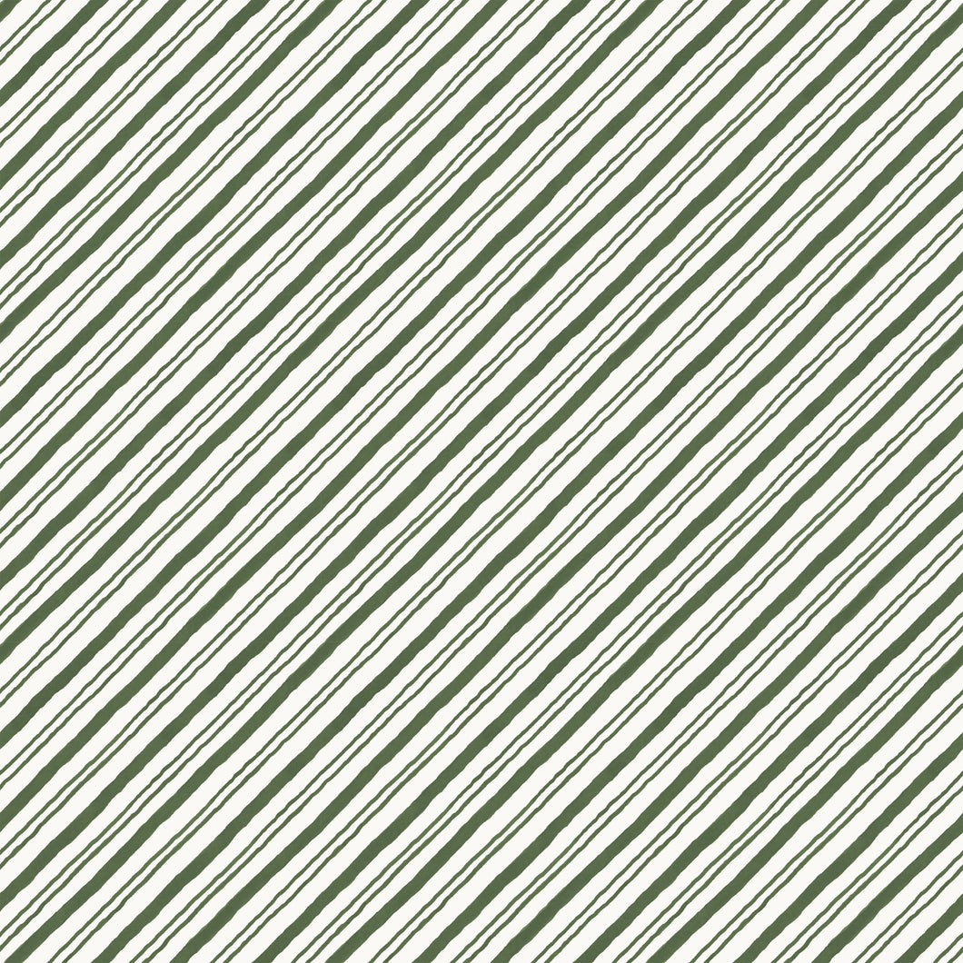 COMING SOON - Holiday Spirit Stripes Green by Lisa Audit