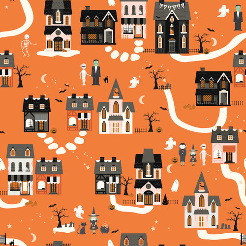 COMING SOON - Frank and Friends Houses Orange by My Mind's Eye