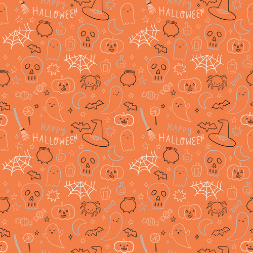 COMING SOON - Frank and Friends Halloween Icons Orange by My Mind's Eye
