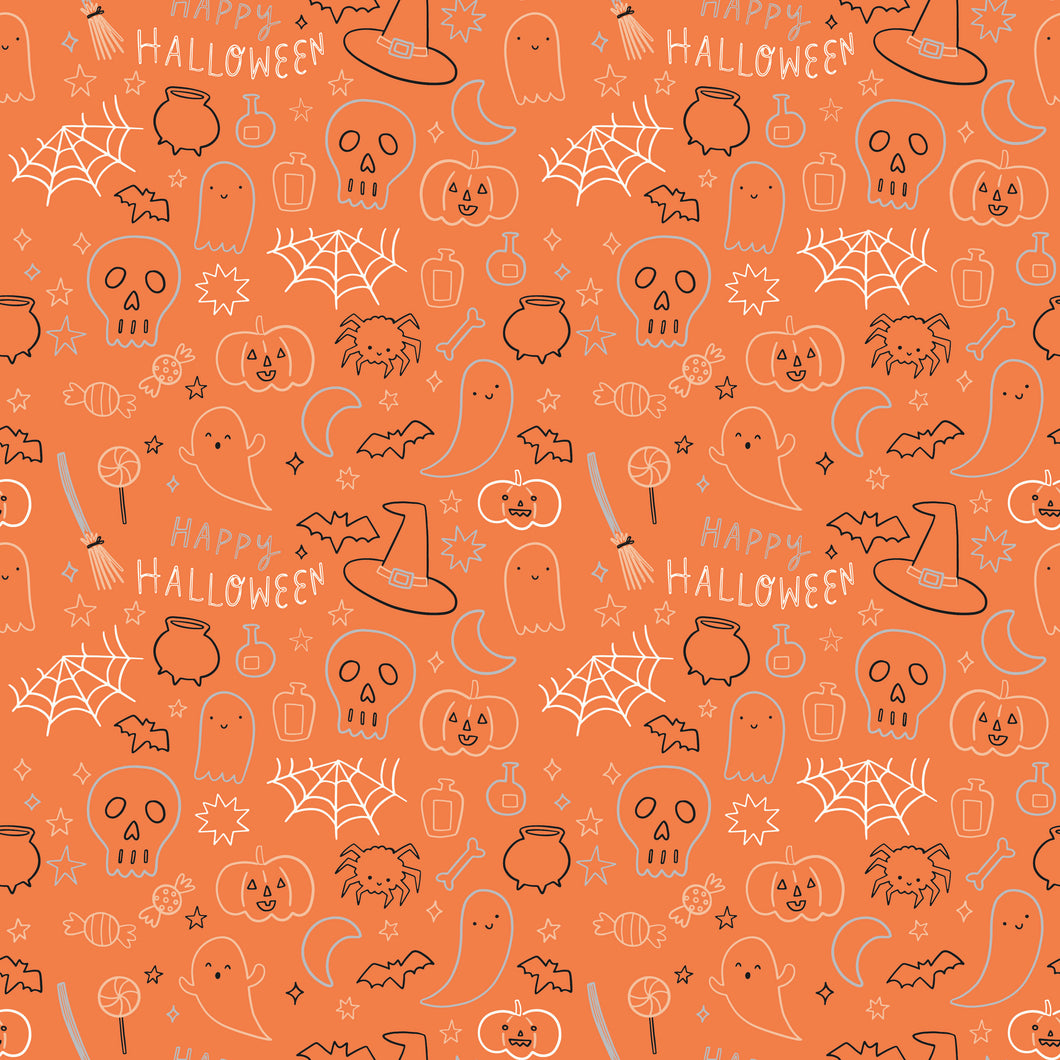 COMING SOON - Frank and Friends Halloween Icons Orange by My Mind's Eye