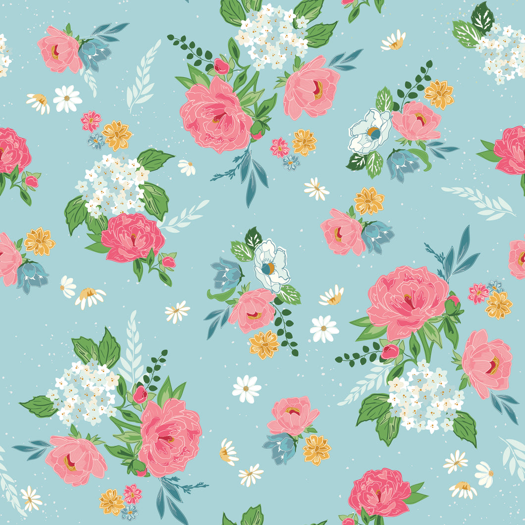 COMING SOON - Correspondence Main Aqua by Beverly McCullough