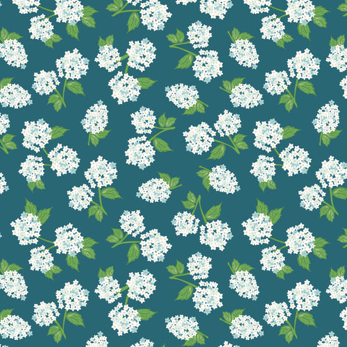 COMING SOON - Correspondence Hydrangeas Colonial Blue by Beverly McCullough