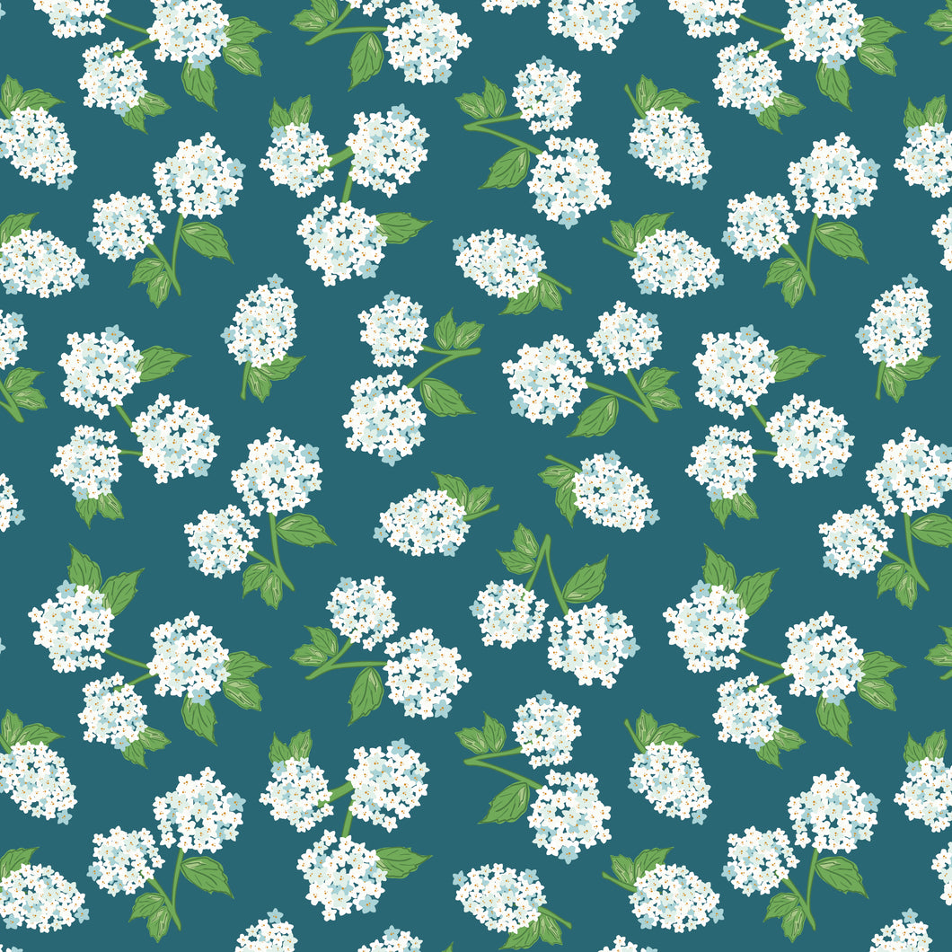 COMING SOON - Correspondence Hydrangeas Colonial Blue by Beverly McCullough