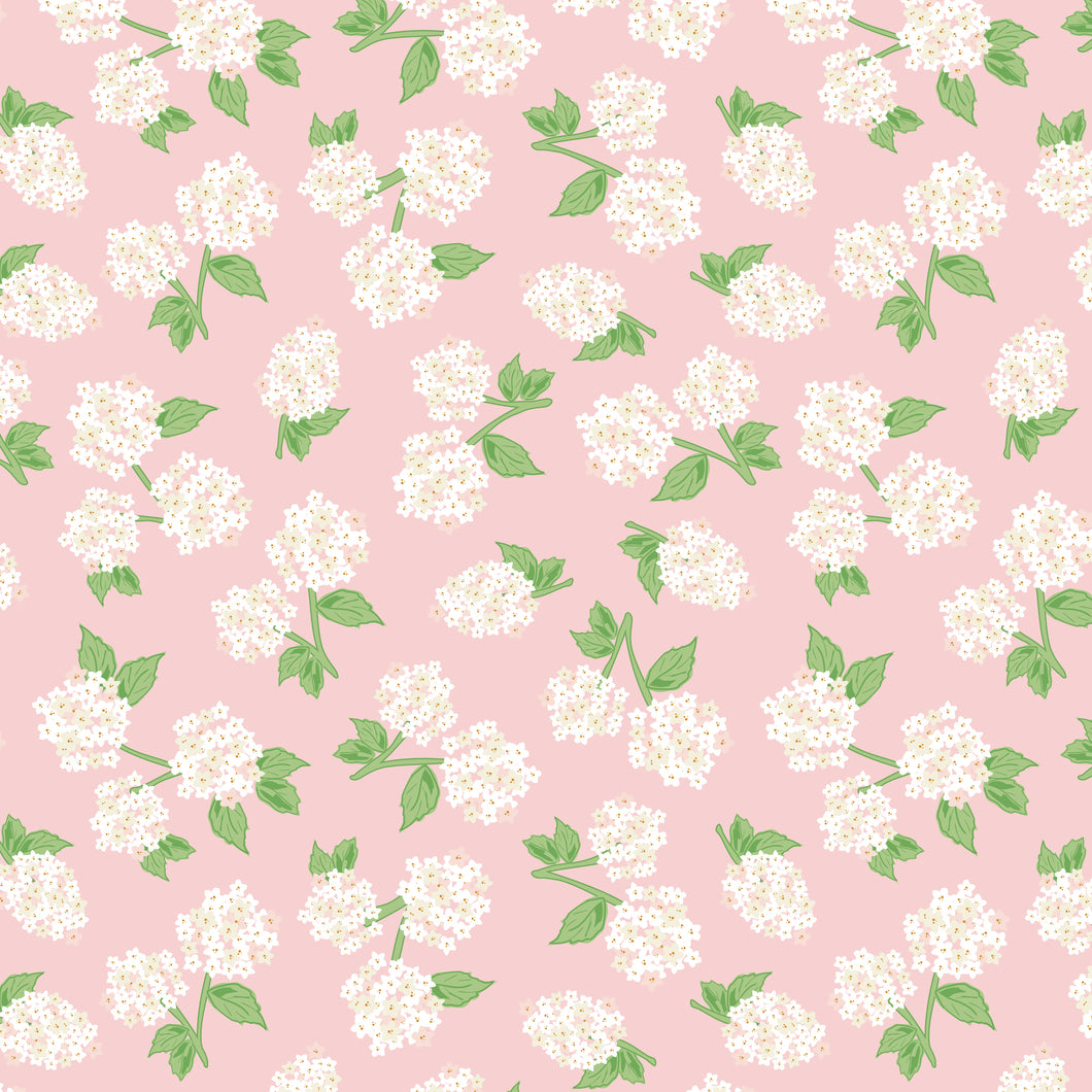 COMING SOON - Correspondence Hydrangeas Pink Dogwood by Beverly McCullough