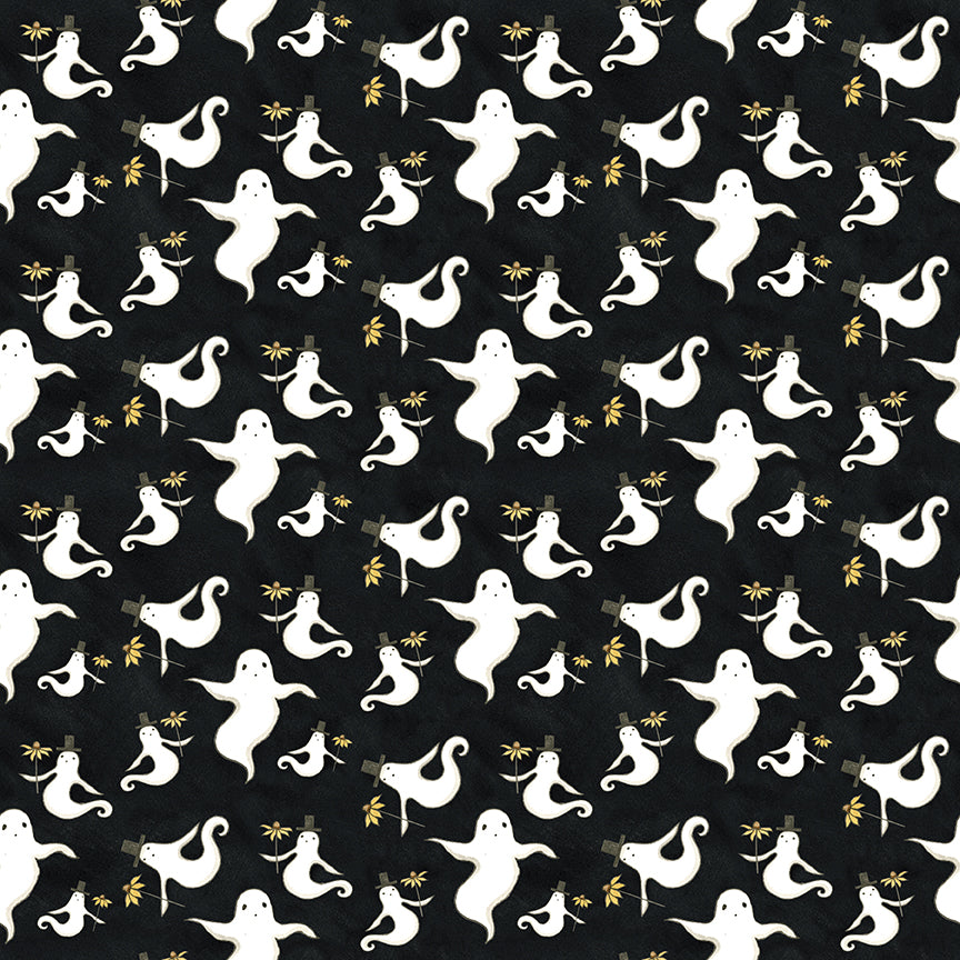 COMING SOON - Spooky Ghosts Black by Teresa Kogut