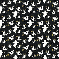 Spooky Ghosts Black by Teresa Kogut