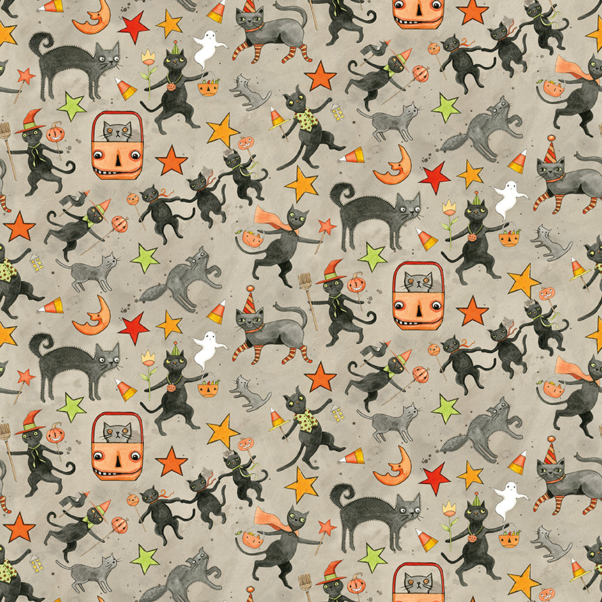 COMING SOON - Spooky Cats Gray by Teresa Kogut