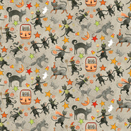 Spooky Cats Gray by Teresa Kogut