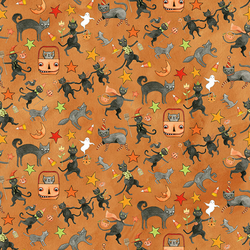 COMING SOON - Spooky Cats Orange by Teresa Kogut