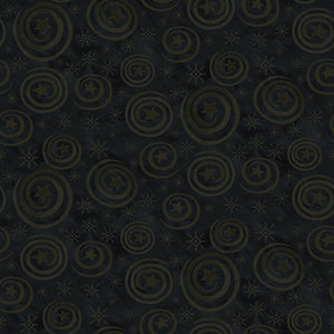 COMING SOON - Spooky Stars and Swirls Black by Teresa Kogut