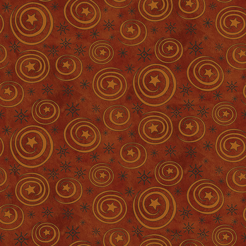COMING SOON - Spooky Stars and Swirls Rusty Oak by Teresa Kogut