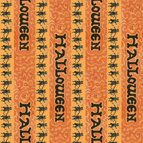 COMING SOON - Spooky Halloween Stripe Pumpkin by Teresa Kogut