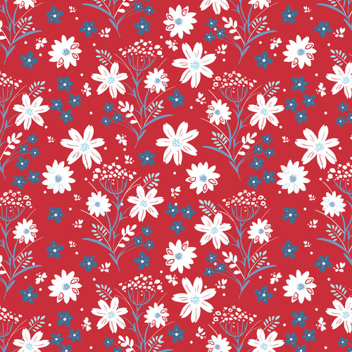 COMING SOON - Firework Fields Main Red by Gracey Larson