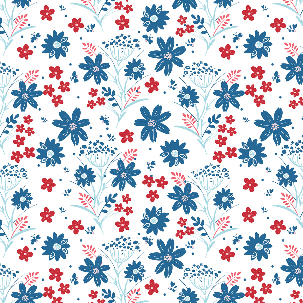 COMING SOON - Firework Fields Main White by Gracey Larson