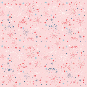 COMING SOON - Firework Fields Fireworks Pink by Gracey Larson