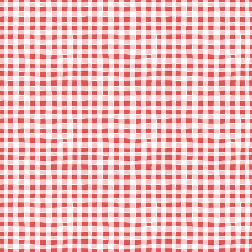 COMING SOON - Firework Fields Gingham Red by Gracey Larson