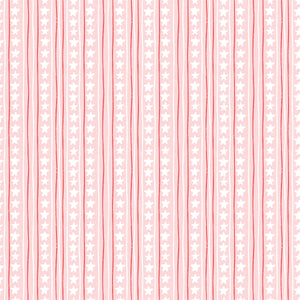 COMING SOON - Firework Fields Stars and Stripes Pink by Gracey Larson